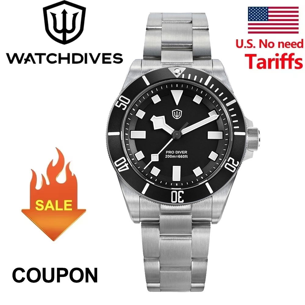 Luxury Watch Longines - Watchdives WD1969 Pro Watch VH31 Sweep