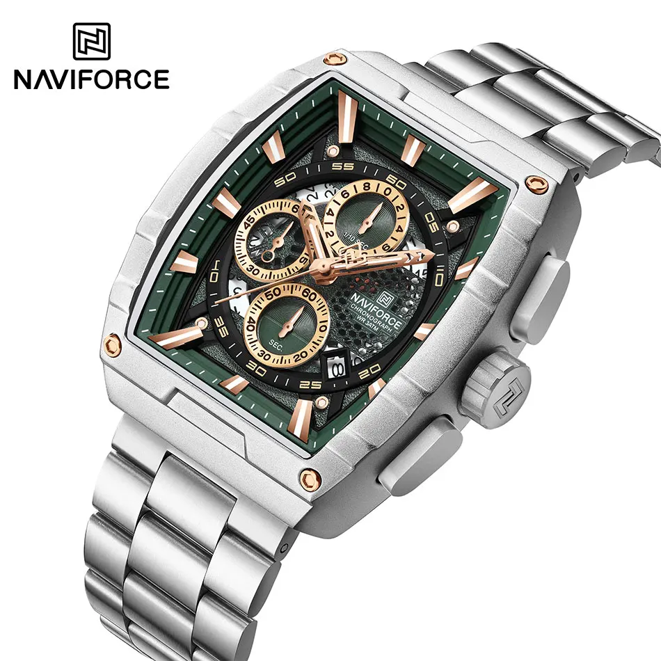Luxury Watch Hublot - NAVIFORCE Luxury Tonneau Quartz Wristwatch Top