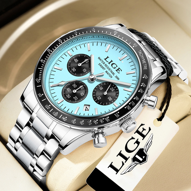 Luxury Watch Low Price - LIGE Top Brand Luxury New Men