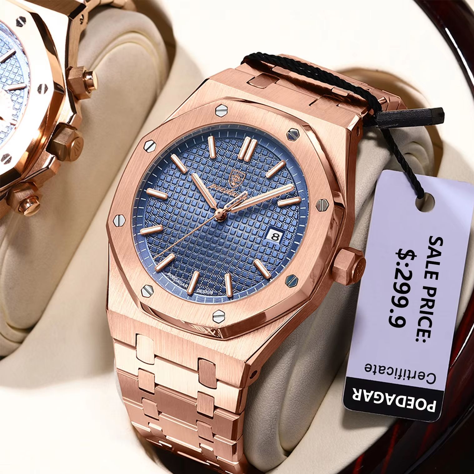 Luxury Watch Hublot - POEDAGAR Luxury Business Man Wristwatch Waterproof