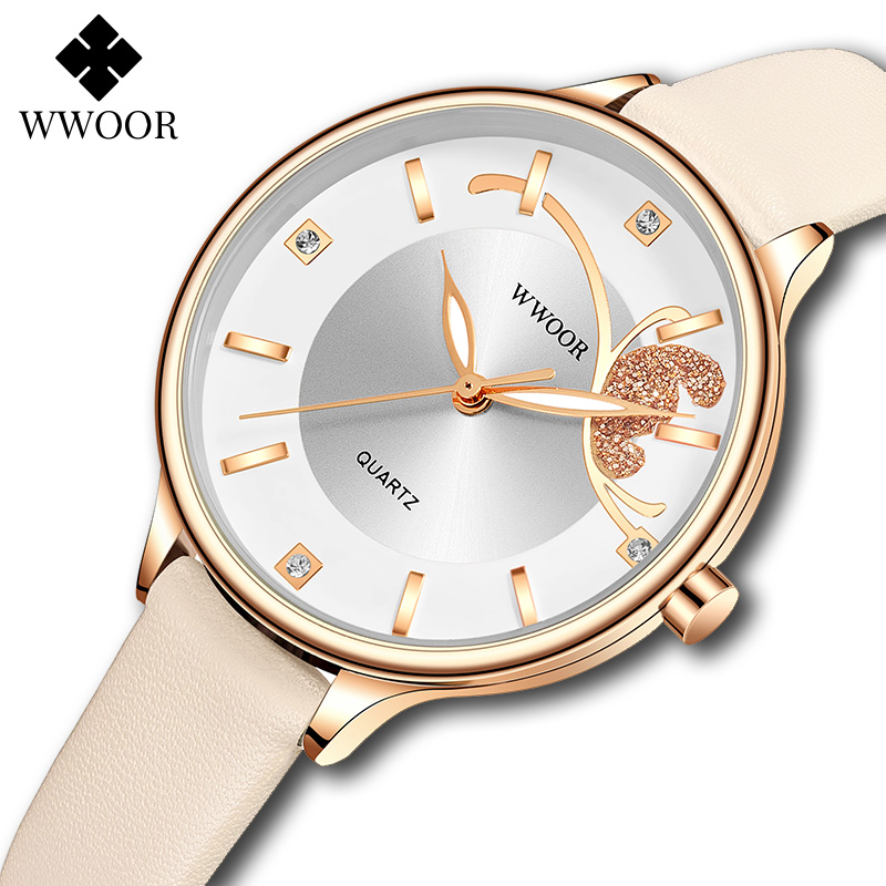 WWOOR Luxury Women's Watch Qua - огляд і ціна Luxury Watch White