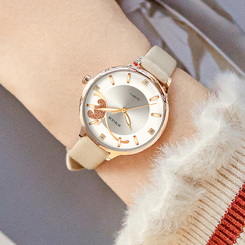 WWOOR Luxury Women's Watch Qua - огляд і ціна Luxury Watch White