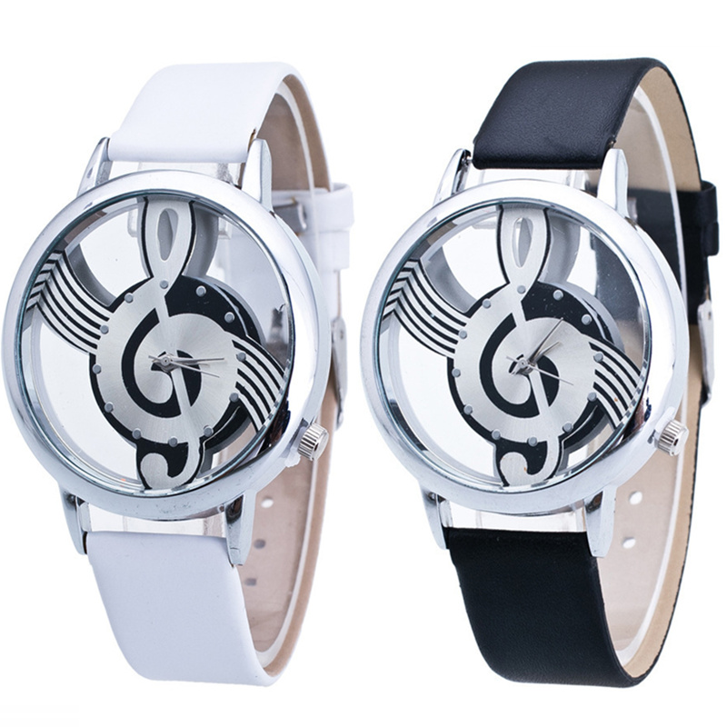Fashion Hollow Music Shape Wat - огляд і ціна Luxury Watch White