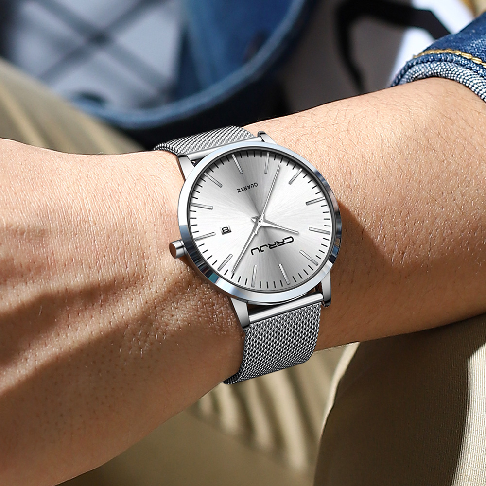 CRRJU New Fashion Mens Watches - огляд і ціна Luxury Watch Low Price