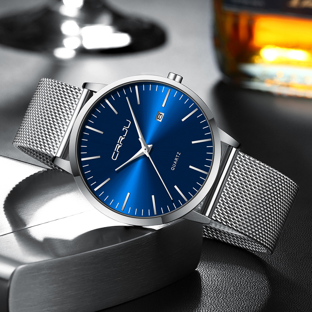 CRRJU New Fashion Mens Watches - огляд і ціна Luxury Watch Low Price