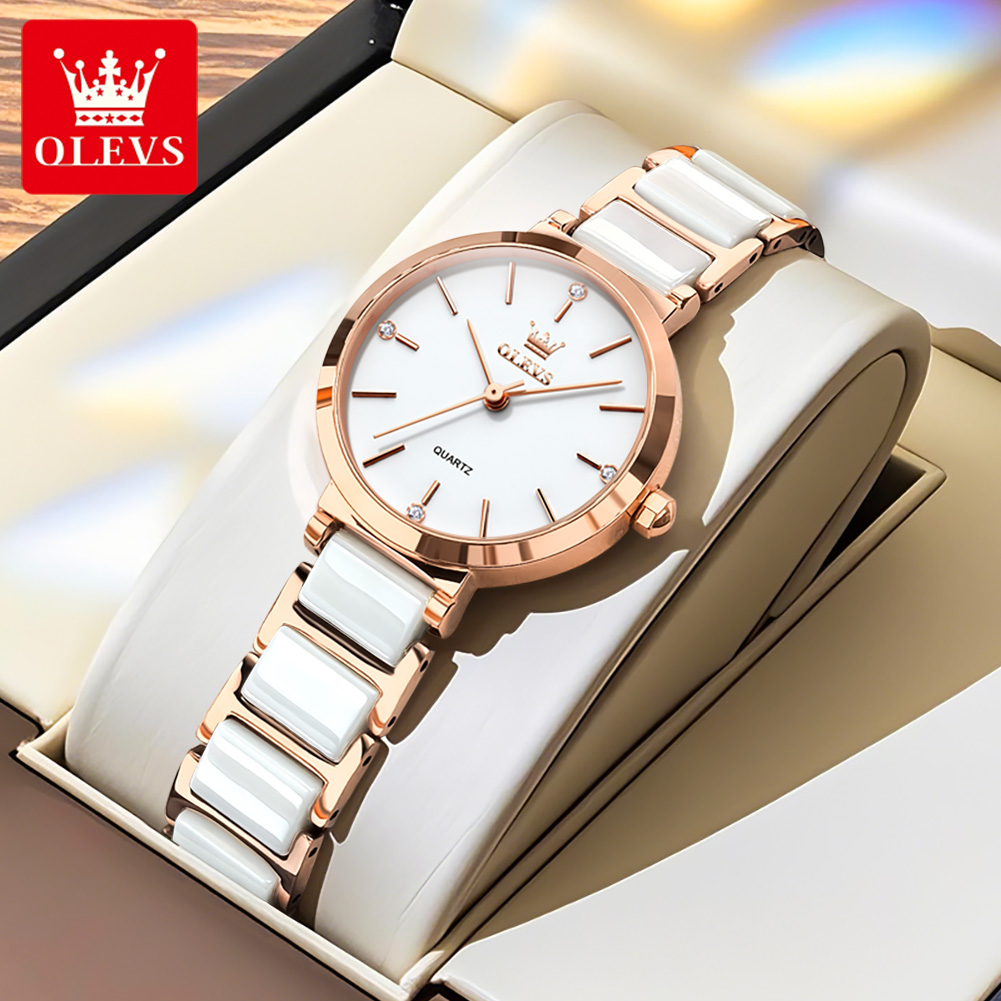 OLEVS Women Watch 5877 Luxury  - огляд і ціна Luxury Watch Logo