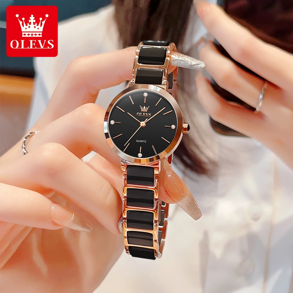 OLEVS Women Watch 5877 Luxury  - огляд і ціна Luxury Watch Logo