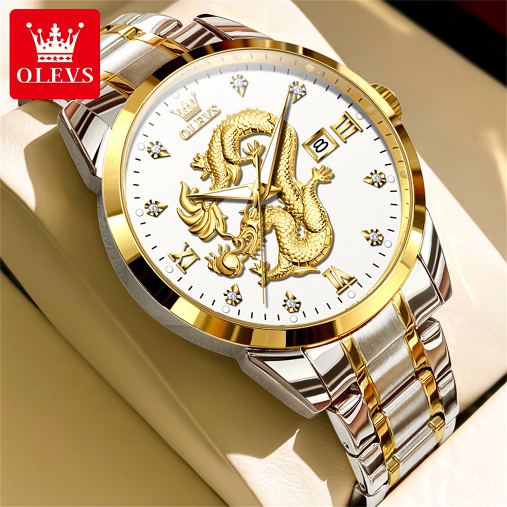OLEVS Fashion China Loong Drag - огляд і ціна Luxury Watch In China