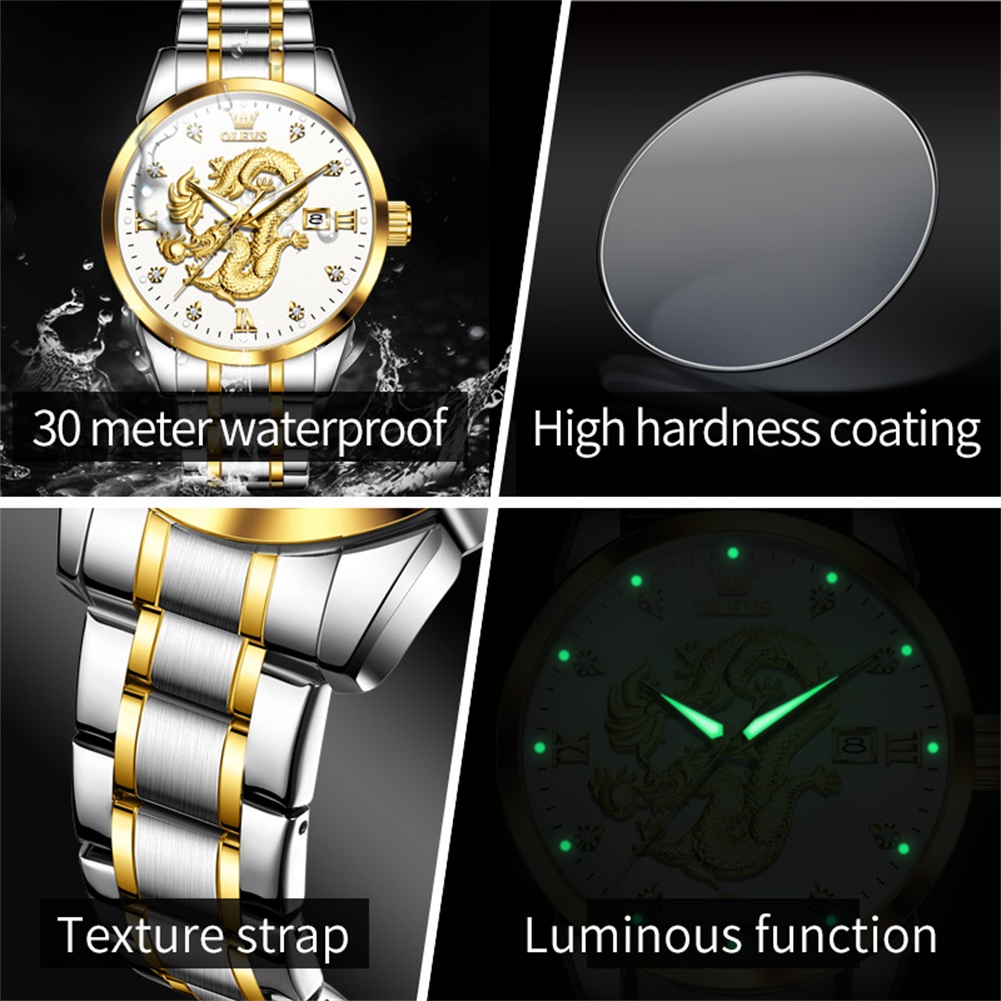 OLEVS Fashion China Loong Drag - огляд і ціна Luxury Watch In China