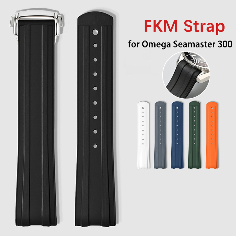 20mm Fluoro Rubber Watch Strap - огляд і ціна Omega Watch Seamaster