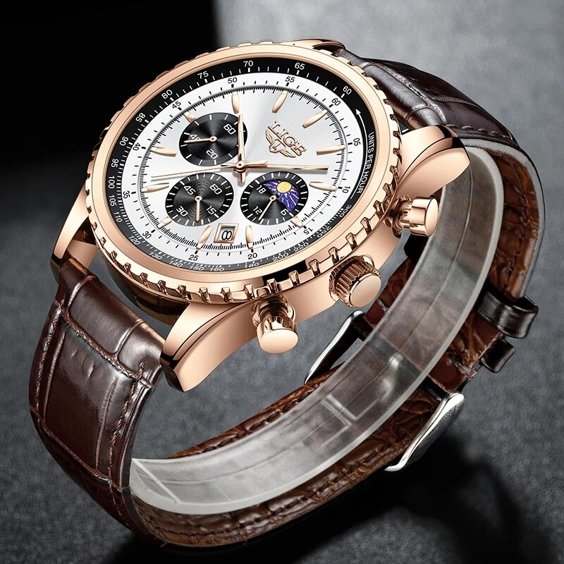 LIGE New Mens Watches Top Bran - огляд і ціна Luxury Watch Low Price