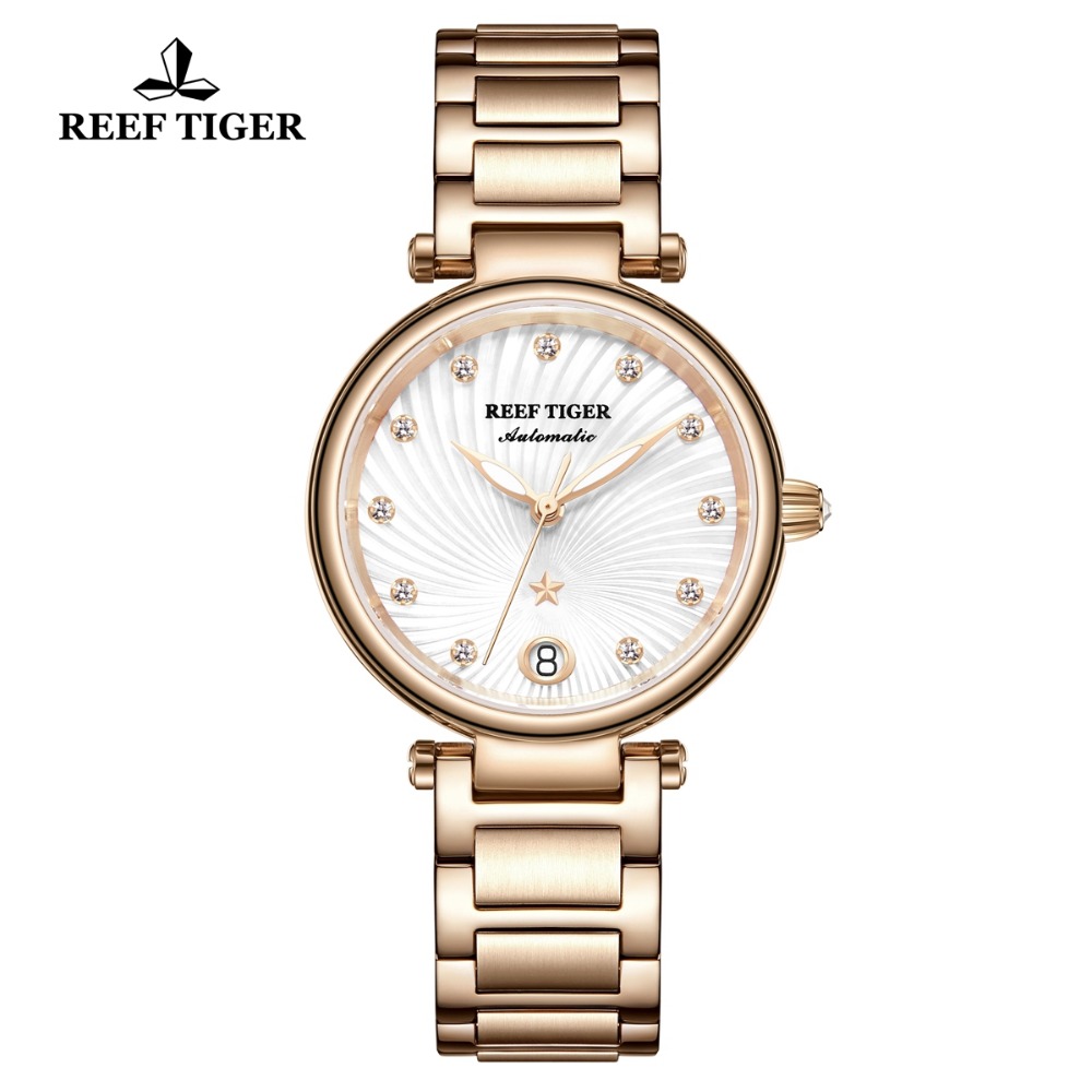 Reef Tiger/RT Luxury Automatic - огляд і ціна Luxury Watch White
