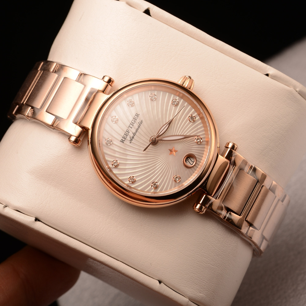 Reef Tiger/RT Luxury Automatic - огляд і ціна Luxury Watch White