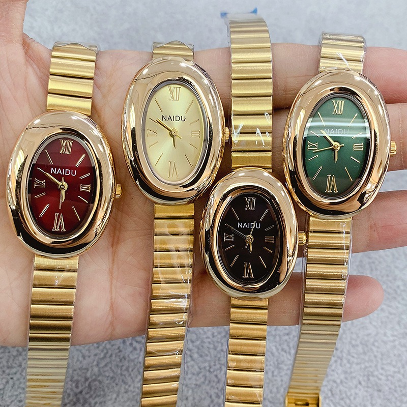 Luxury Brand Gold Oval Women Q - огляд і ціна Luxury Watch Female