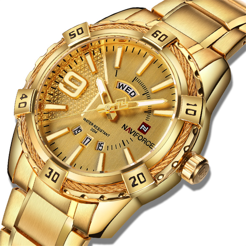 NAVIFORCE Luxury Brand Men's W - огляд і ціна Luxury Watch Hublot