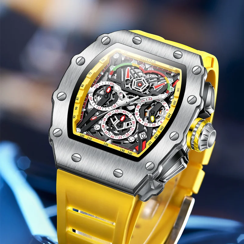 ONOLA 6827 Unique Barrel Type  - огляд і ціна Luxury Watch White