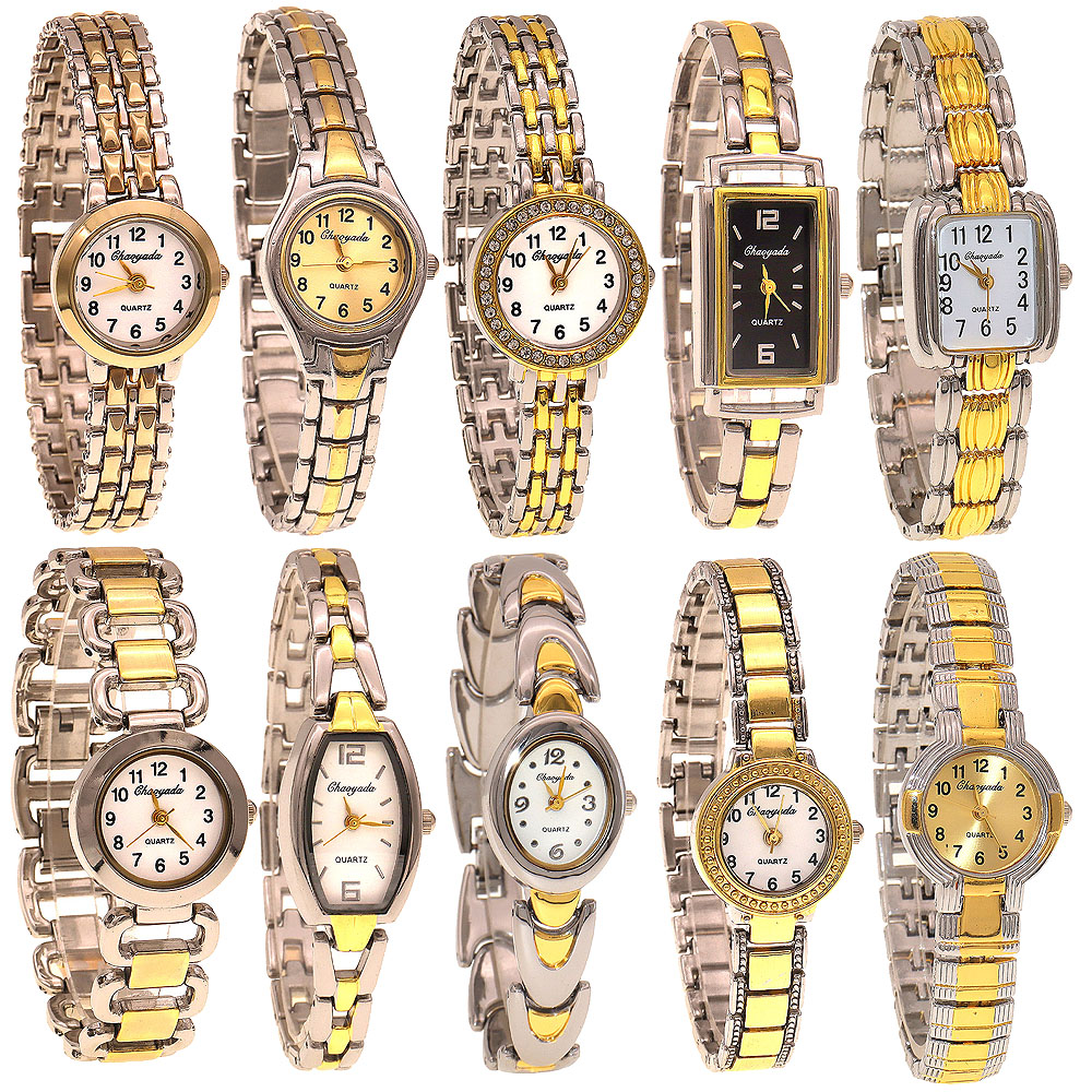 10pcs/Lot, Mixed Bulk Elegant  - огляд і ціна Luxury Watch Female