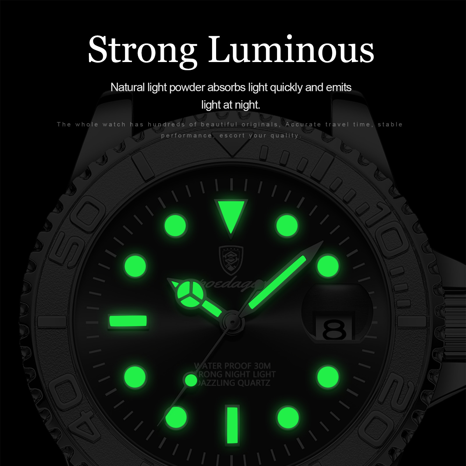 POEDAGAR Top Luxury Man Watch  - огляд і ціна Luxury Watch Longines