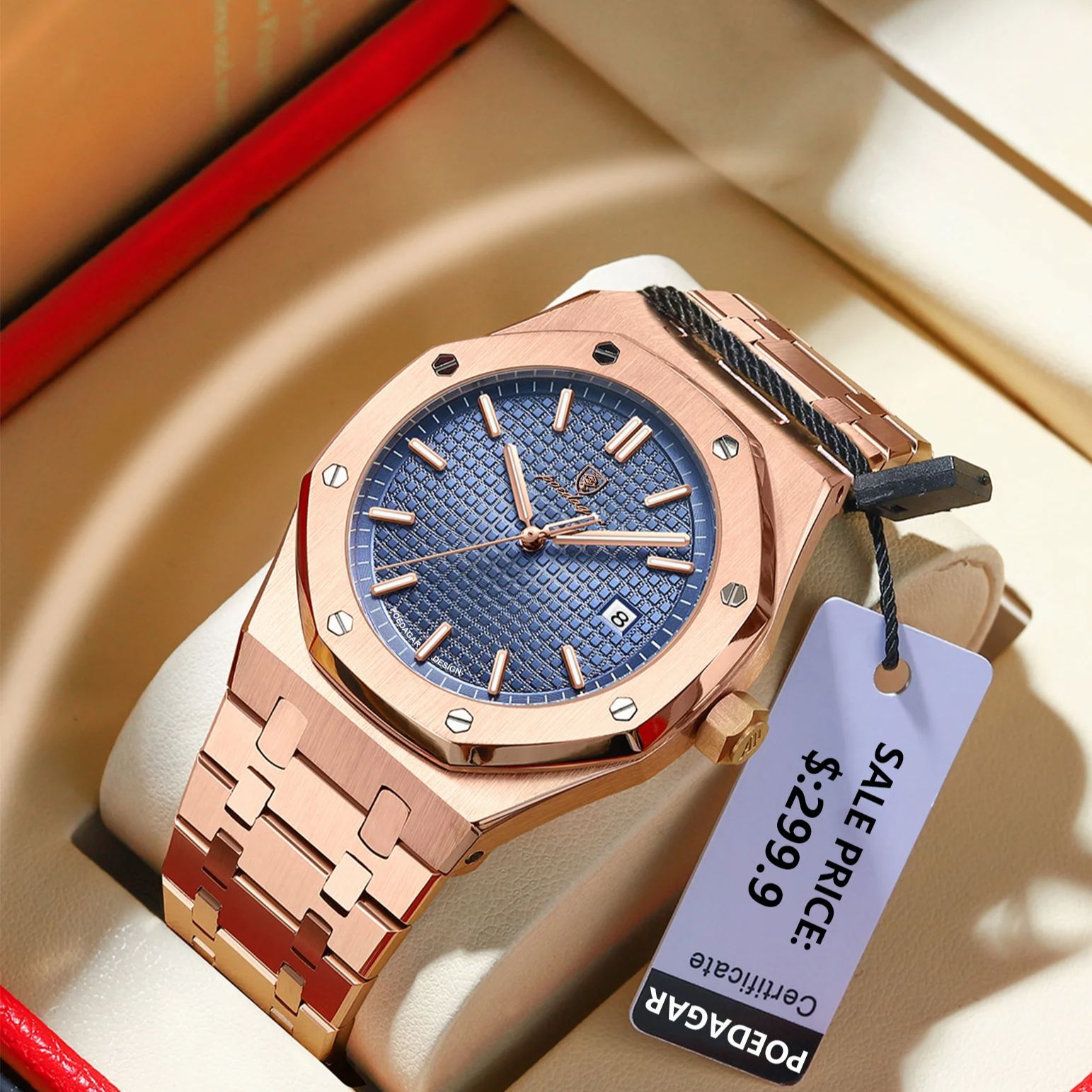 POEDAGAR Luxury Business Man W - огляд і ціна Luxury Watch Hublot