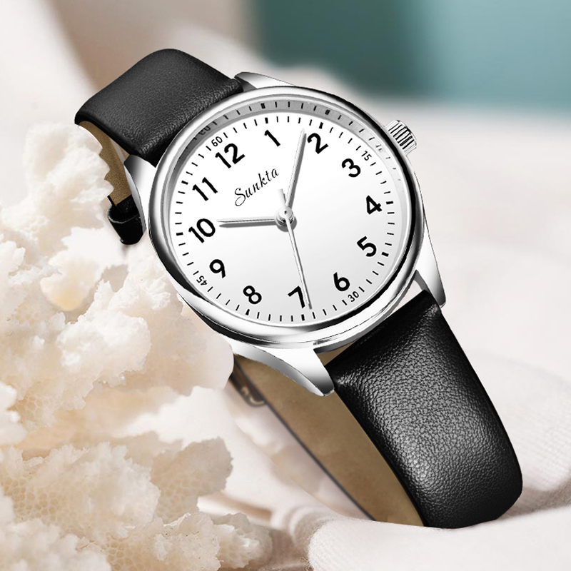LIGE Simple Women Fashion Blac - огляд і ціна Luxury Watch White