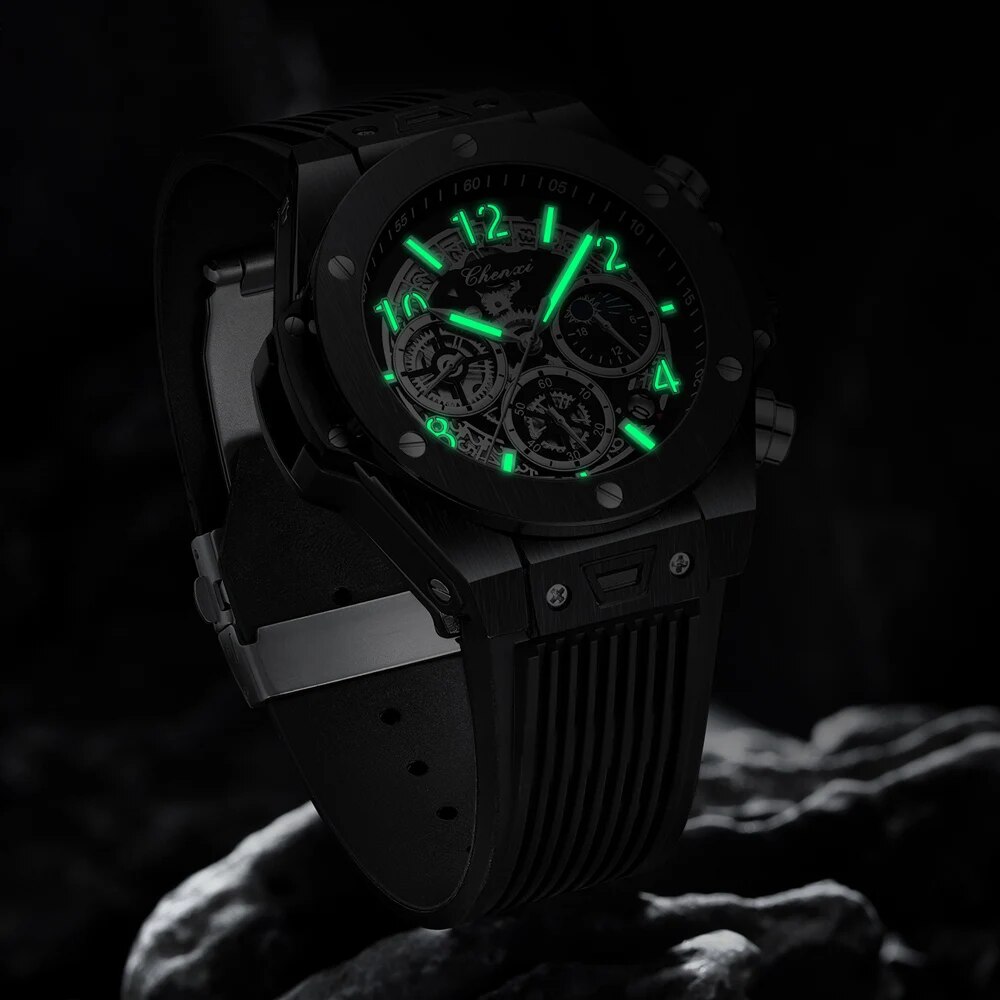 CHENXI Fashion Silicone Chrono - огляд і ціна Luxury Watch Hublot
