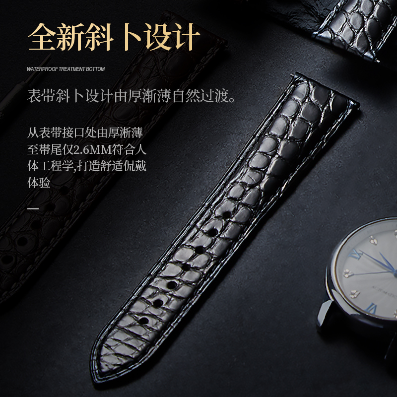 Alligator Leather Watch Strap  - огляд і ціна Luxury Watch Longines