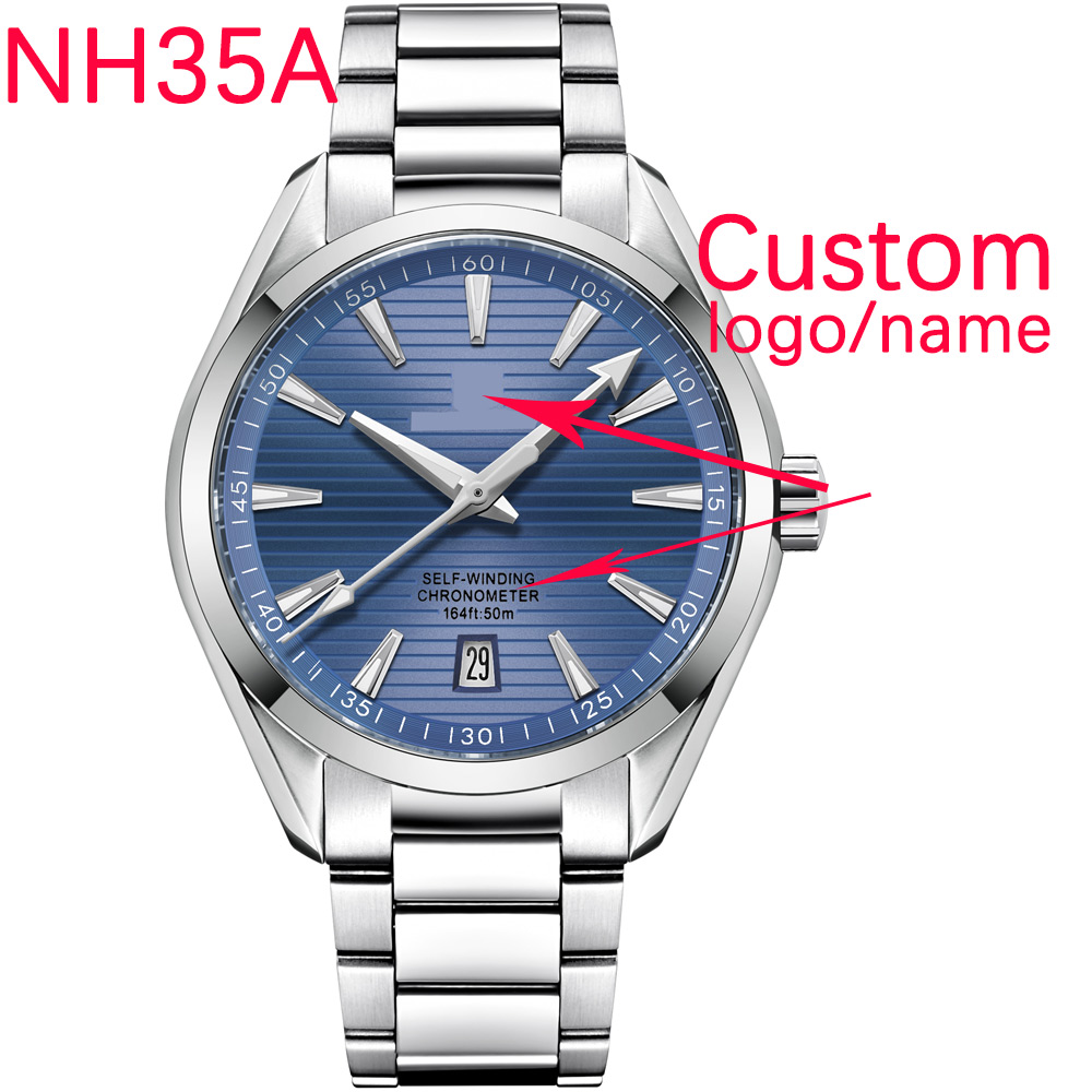Luxury NH35 Movt Custom Logo 4 - огляд і ціна Luxury Watch Logo