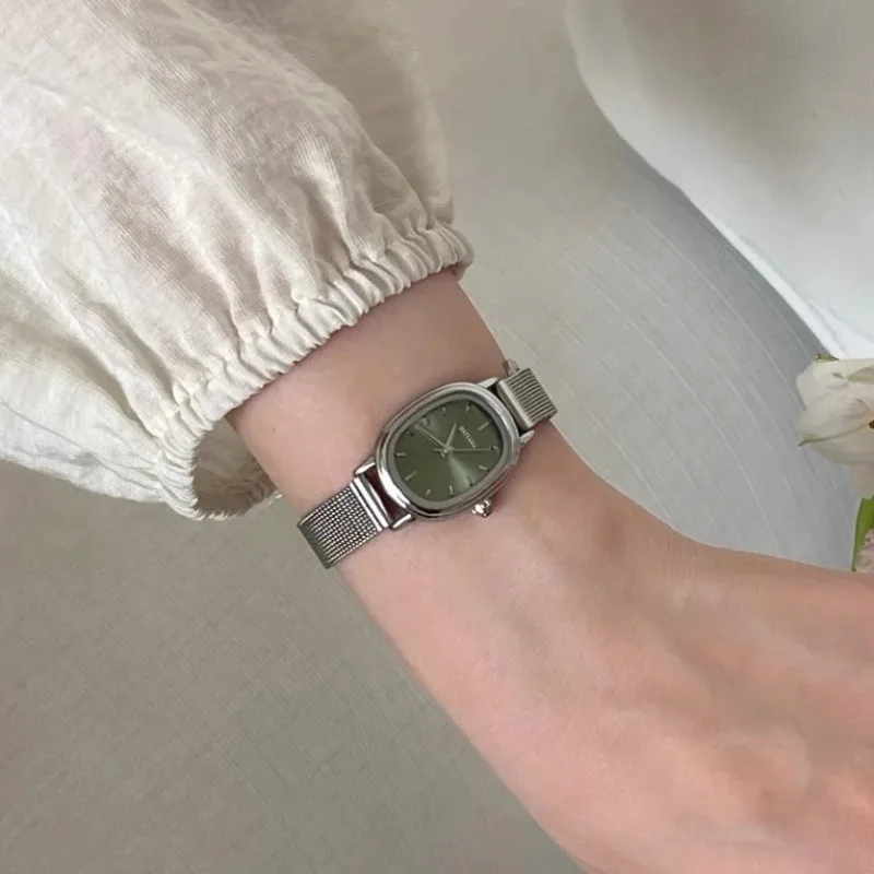 Small Oval Dial Green Watch Si - огляд і ціна Luxury Watch Female