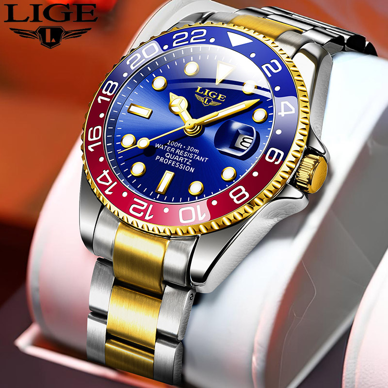 LIGE 2025 brand new men's watc - огляд і ціна Luxury Watch Low Price
