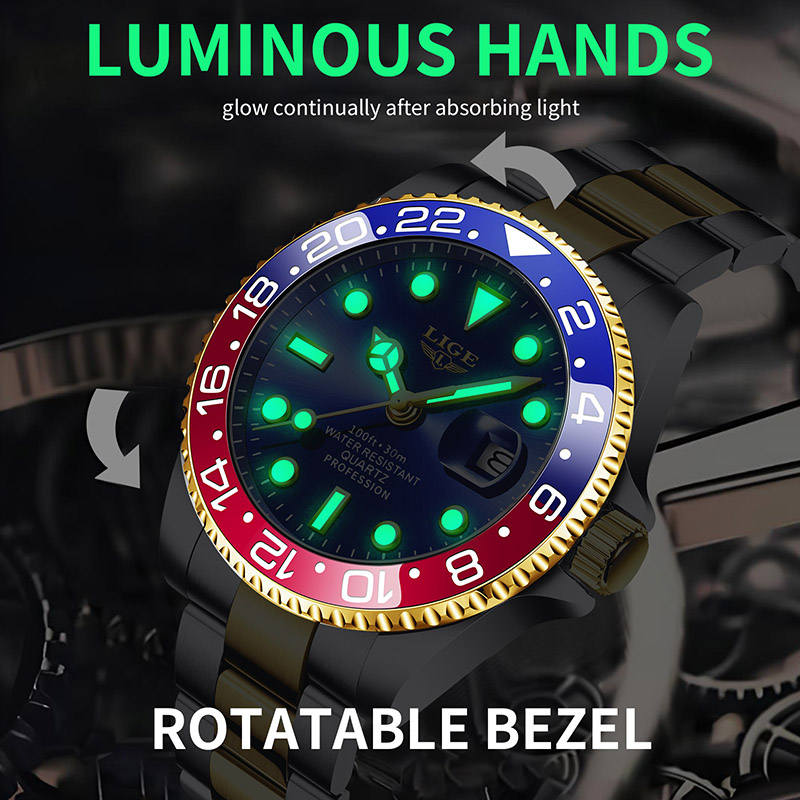 LIGE 2025 brand new men's watc - огляд і ціна Luxury Watch Low Price